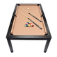 North Essence Black / Black 7FT Combi Pool Table / Dining Table