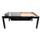 North Essence Black / Black 7FT Combi Pool Table / Dining Table