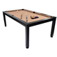 North Essence Black / Black 7FT Combi Pool Table / Dining Table