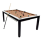 North Essence Zwart / Wit 7FT Combi Pooltafel / Eettafel