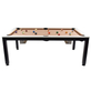 North Essence Zwart / Wit 7FT Combi Pooltafel / Eettafel