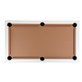 North Essence Zwart / Wit 7FT Combi Pooltafel / Eettafel