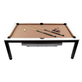 North Essence Zwart / Wit 7FT Combi Pooltafel / Eettafel