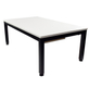 North Essence Zwart / Wit 7FT Combi Pooltafel / Eettafel