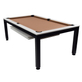 North Essence Zwart / Wit 7FT Combi Pooltafel / Eettafel