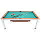 North Essence Wit / Walnut 7FT Combi Pooltafel / Eettafel