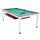 North Essence Wit / Walnut 7FT Combi Pooltafel / Eettafel