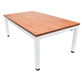 North Essence Wit / Walnut 7FT Combi Pooltafel / Eettafel