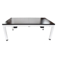 North Essence Wit / Zwart 7FT Combi Pooltafel / Eettafel