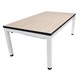 North Essence Wit / Eik 7FT Combi Pooltafel / Eettafel