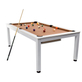 North Essence Wit / Wit 7FT Combi Pooltafel / Eettafel