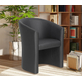 Interiax Kuipzetel Fauteuil Sophia Zwart PU