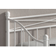 Bedzetel 'Sablo' Wit 90x200 Met Lattenbodem