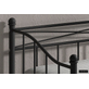 Bedzetel 'Sablo' Zwart 90x200 Met Lattenbodem
