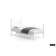 Bed 'Sacha' Wit 90x200 Met Lattenbodem