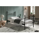 Bed 'Sacha' Zwart 90x200 Met Lattenbodem