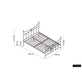 Bed 'Sacha' Wit 140x200 Met Lattenbodem