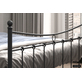 Bed 'Sacha' Zwart 160x200 Met Lattenbodem