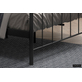 Bed 'Sacha' Zwart 160x200 Met Lattenbodem