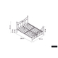 Bed 'Sacha' Zwart 160x200 Met Lattenbodem