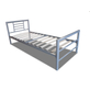 Bed 'Sandro' Grijs 90x200 Met Lattenbodem