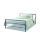 Bed 'Sandro' Grijs 140x200 Met Lattenbodem 