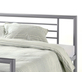 Bed 'Sandro' Grijs 140x200 Met Lattenbodem 