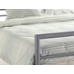 Bed 'Sandro' Grijs 140x200 Met Lattenbodem 