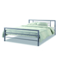 Bed 'Sandro' Grijs 160x200 Met Lattenbodem