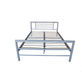 Bed 'Sandro' Grijs 160x200 Met Lattenbodem