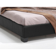 Bed 'Roma' 140x200 + Lattenbodem - PU Zwart