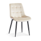 Interiax Eetkamerstoel Lucy Fluweel Beige
