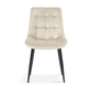 Interiax Eetkamerstoel Lucy Fluweel Beige