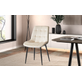 Interiax Eetkamerstoel Lucy Fluweel Beige