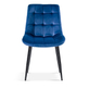 Interiax Chaise de salle à manger Lucy Velvet Blue