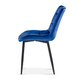 Interiax Chaise de salle à manger Lucy Velvet Blue