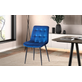 Interiax Chaise de salle à manger Lucy Velvet Blue