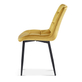 Interiax Chaise de salle à manger Lucy Velvet Gold