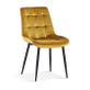Interiax Chaise de salle à manger Lucy Velvet Gold