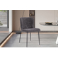 Interiax Chaise de salle à manger Flo Bouclé Gris foncé