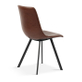 Interiax Chaise de salle à manger Cilou PU Brown