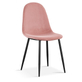 Interiax Eetkamerstoel Lou Fluweel Roze