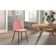 Interiax Chaise de salle à manger Lou Velvet Pink