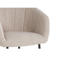 Interiax Chaise de salle à manger 'Alina' Bouclée Beige