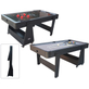 TopTable Airhockey/Pooltafel Twist 2-1 Max Grijs / Zwart