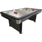 TopTable Fast Flash Steel & Multi LED Airhockeytafel Zwart/RVS 7FT