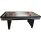 TopTable Fast Flash Steel & Multi LED Airhockeytafel Zwart/RVS 7FT
