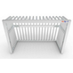 Alusport Anti-Vandaal Voetbaldoel AV182 ( 1,80 x 1,20 x 0,80 )