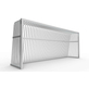 Alusport Anti-Vandaal Voetbaldoel AV502 ( 5,00 x 2,00 x 1,00 )