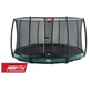 Berg Elite 380 Airflow Groen Inground Trampoline + Safety Net Deluxe